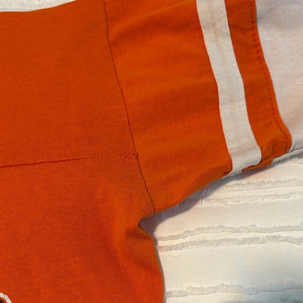 Vintage Cleveland Browns Kids Orange T-Shirt - Picture 4 of 10
